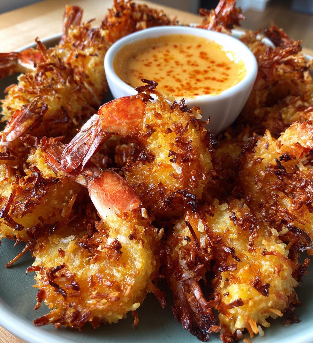 Baked Coconut Shrimp with Sweet Chili Mayo - detail 1