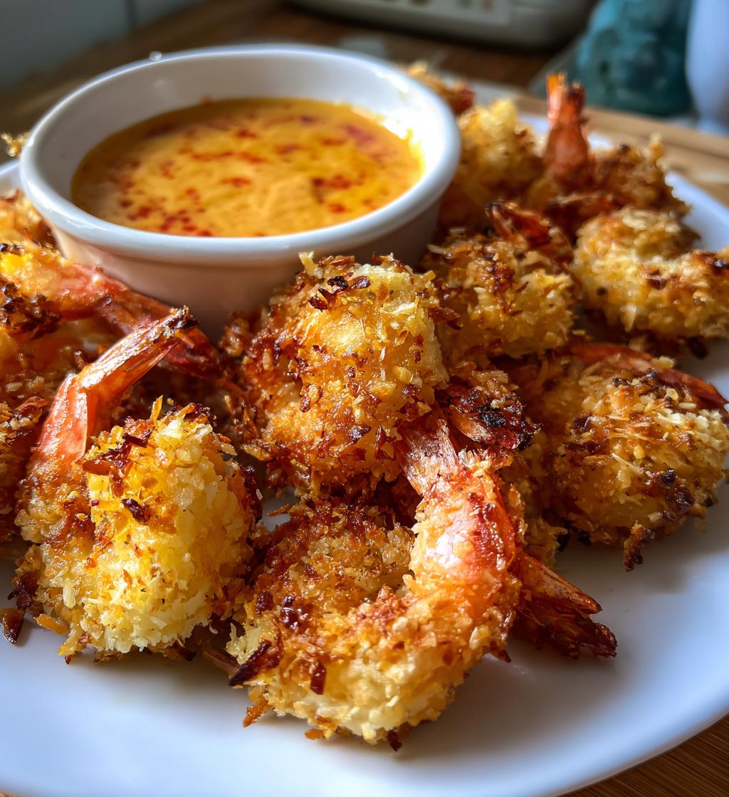Baked Coconut Shrimp with Sweet Chili Mayo