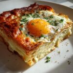 Baked Eggs Napoleon