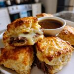 Baked French Dip Biscuits