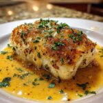 Baked Lemon Garlic Cod With Butter Sauce