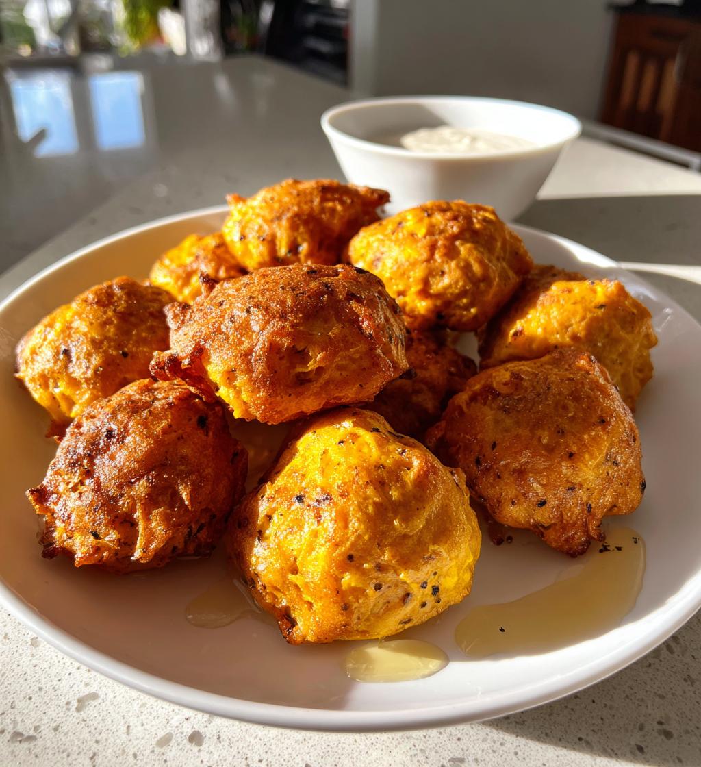 Baked Pumpkin Fritter Bites