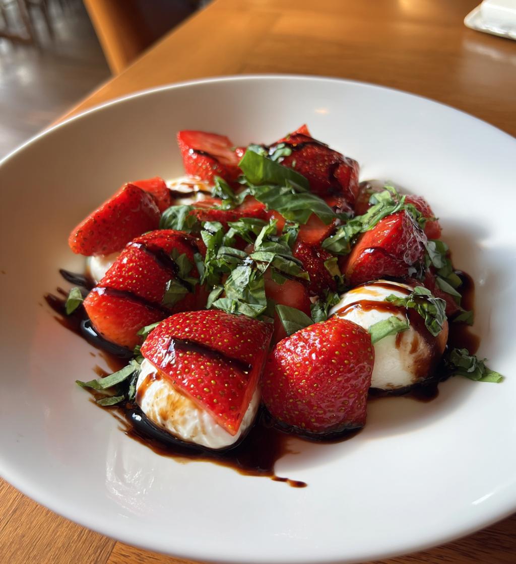 Balsamic Strawberry Caprese