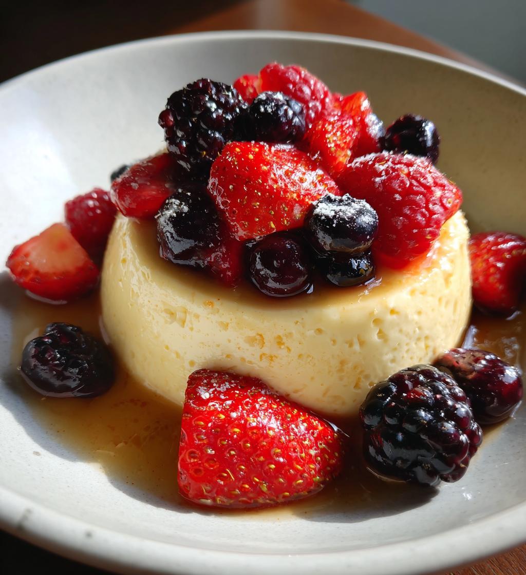Bavarian Cream with Berries - detail 1