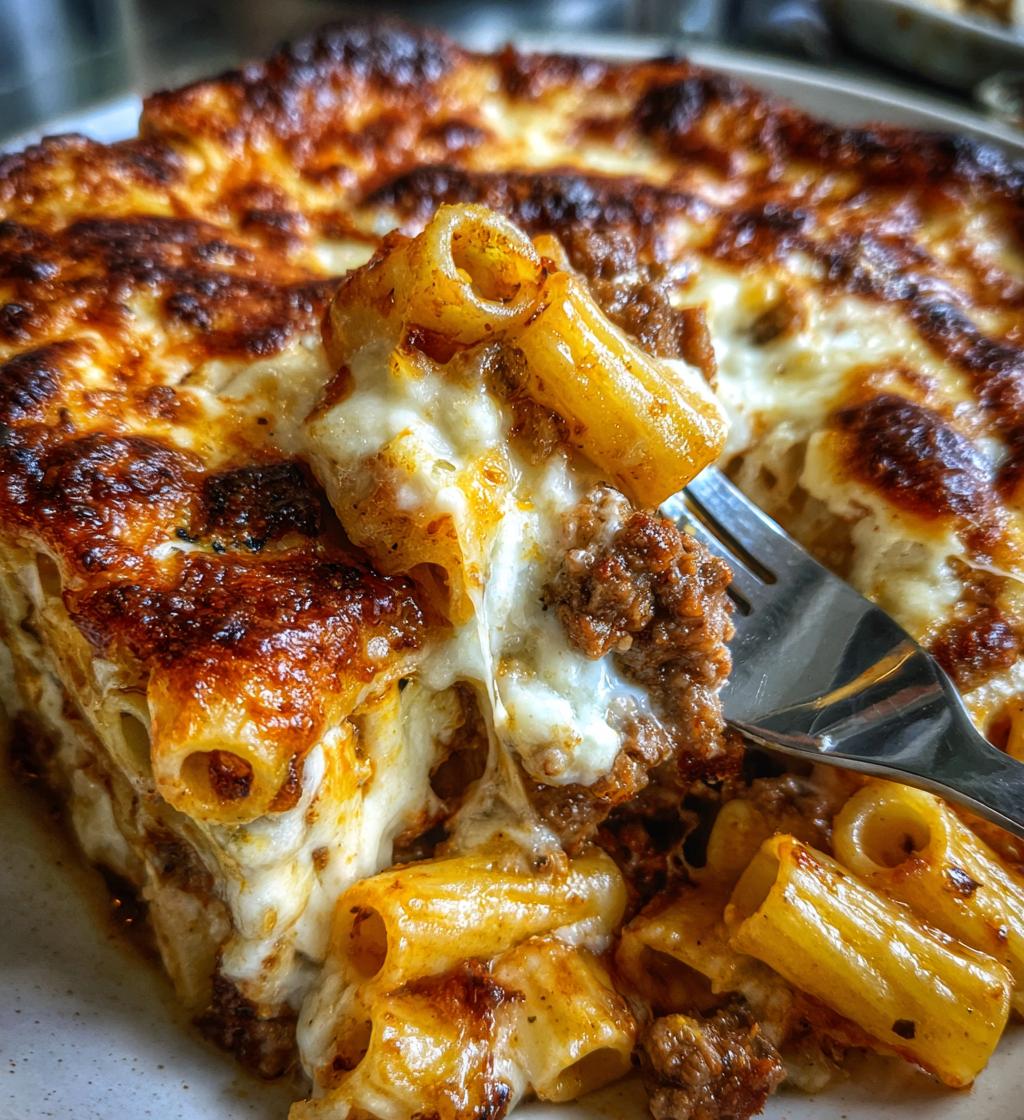 Beef Rigotoni Cheese Bake - detail 1