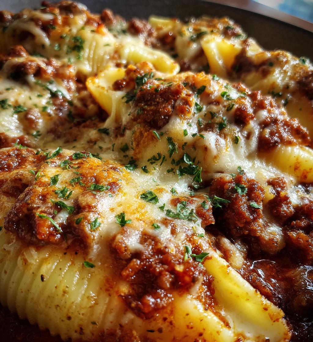 Beef-Stuffed Shells with Creamy Ricotta Filling - detail 1