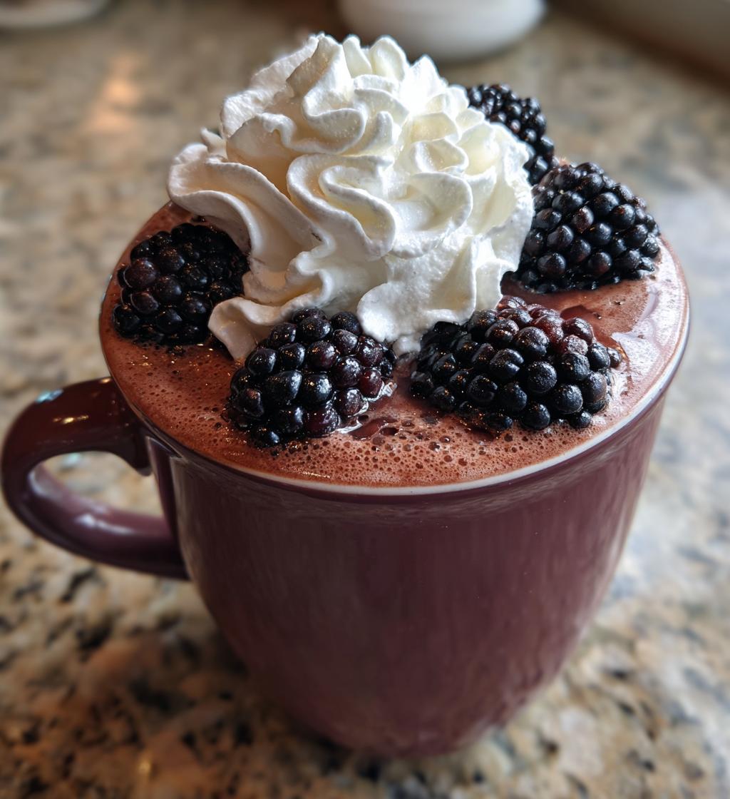 Blackberry Hot Chocolate