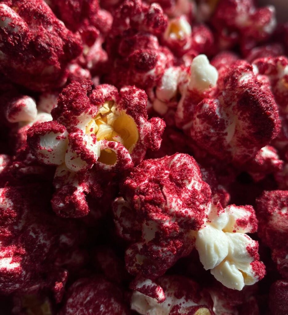 Bloody Red Velvet Popcorn