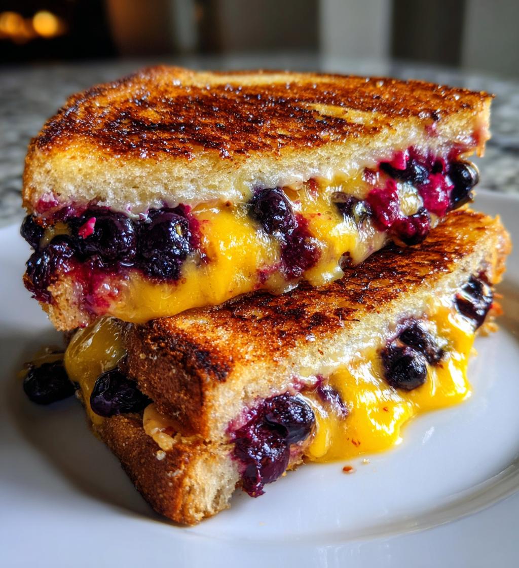 Blueberry Grilled Cheese