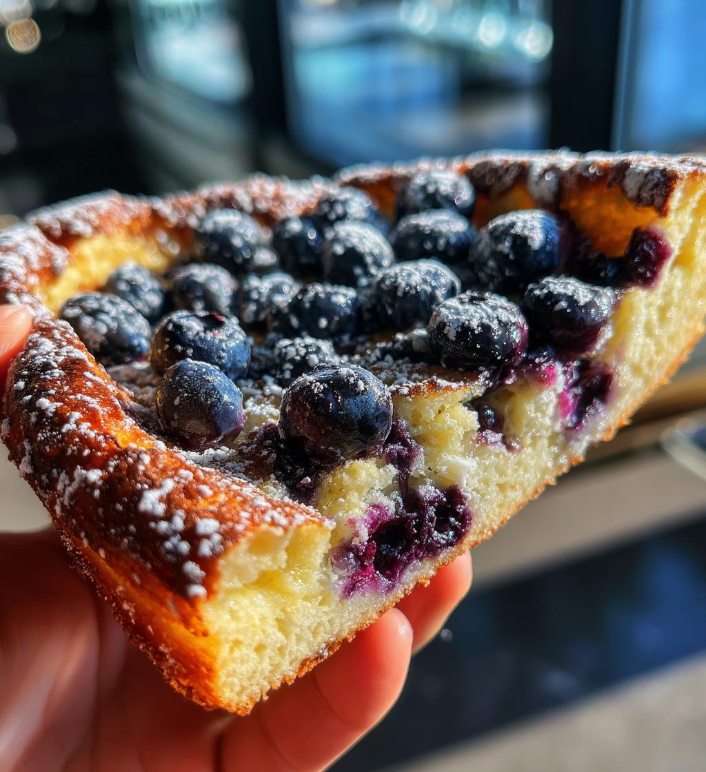 Blueberry Lemon Dutch Baby - detail 1