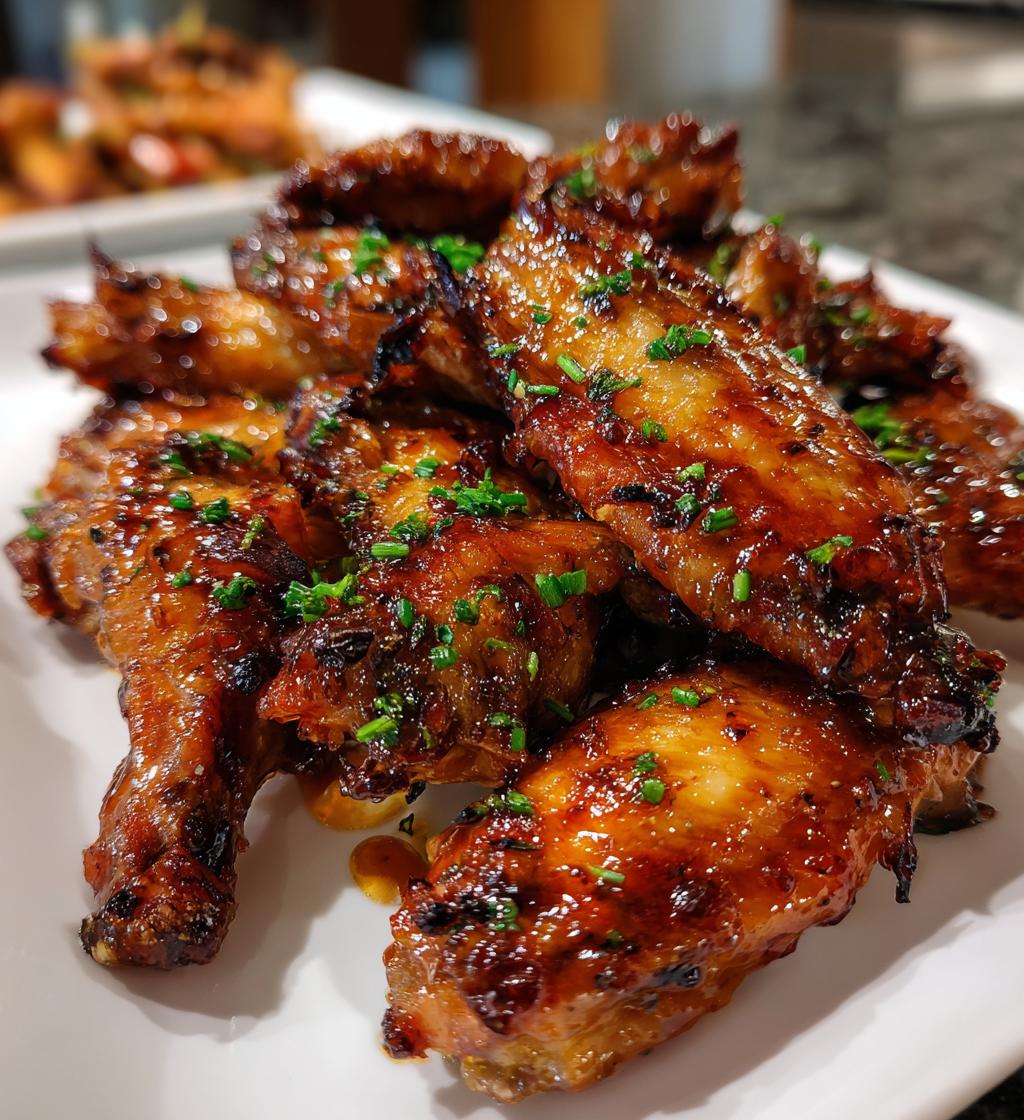 Brown Sugar Pineapple Wings - detail 1