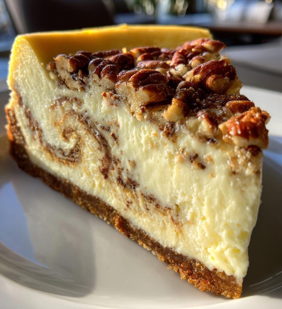 Browned Butter Pecan Cheesecake