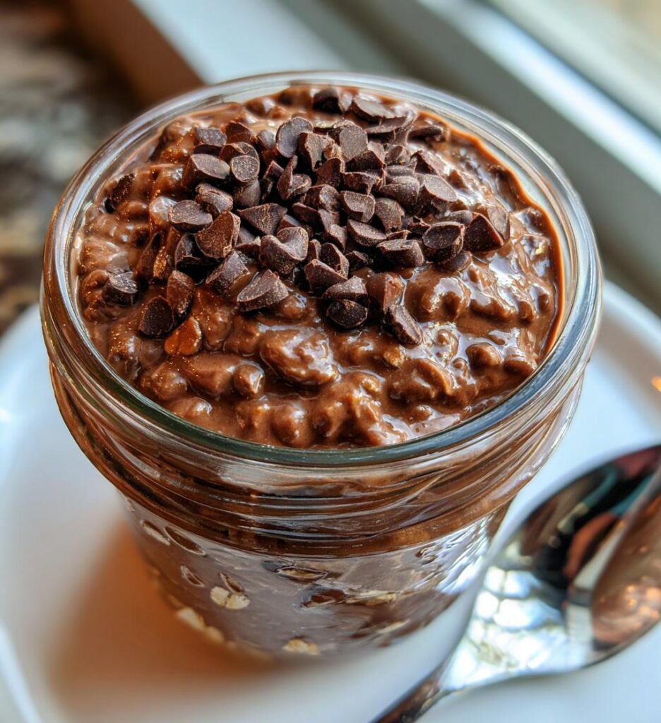 Brownie Batter Overnight Oats