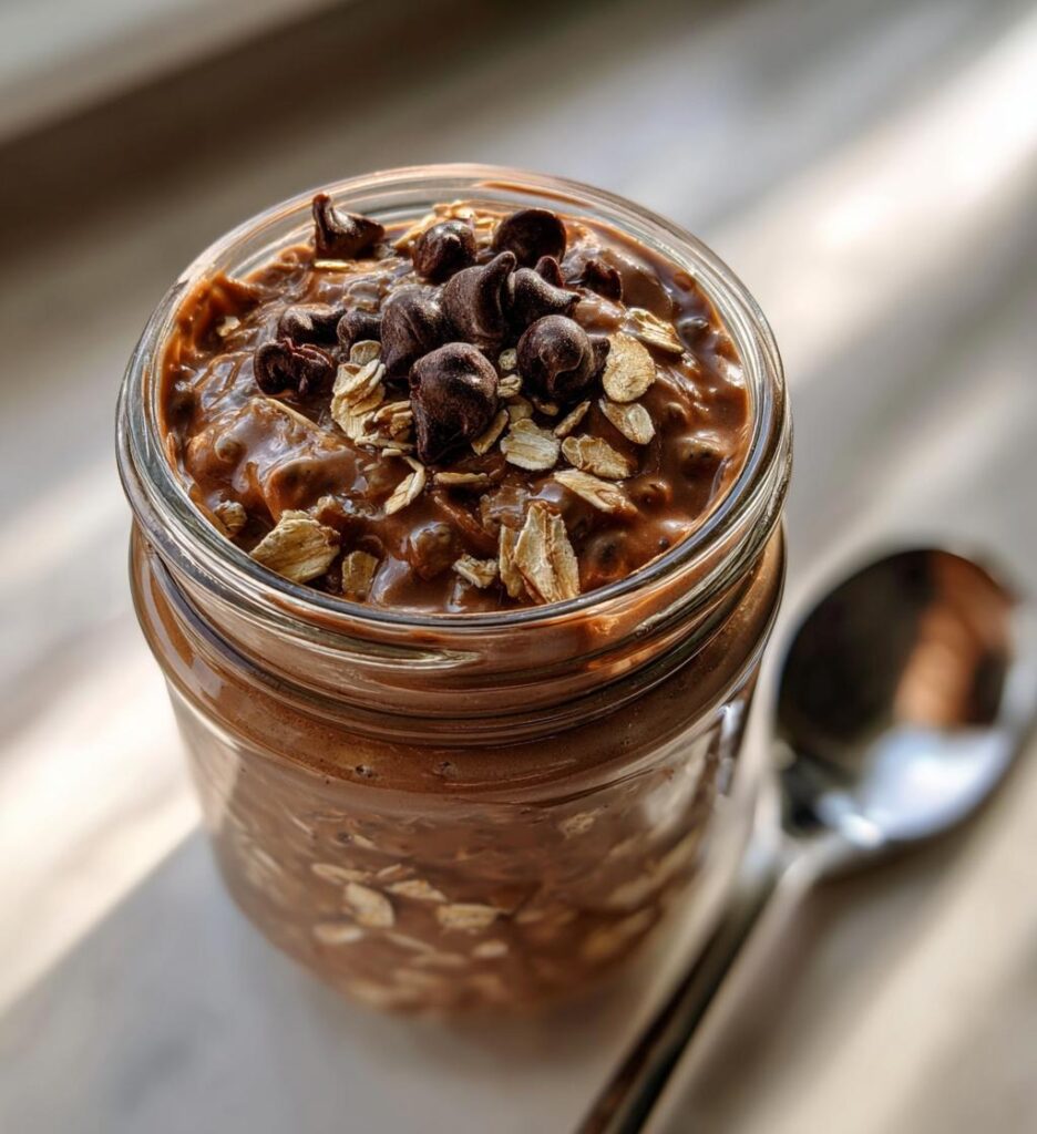 Brownie Batter Overnight Oats