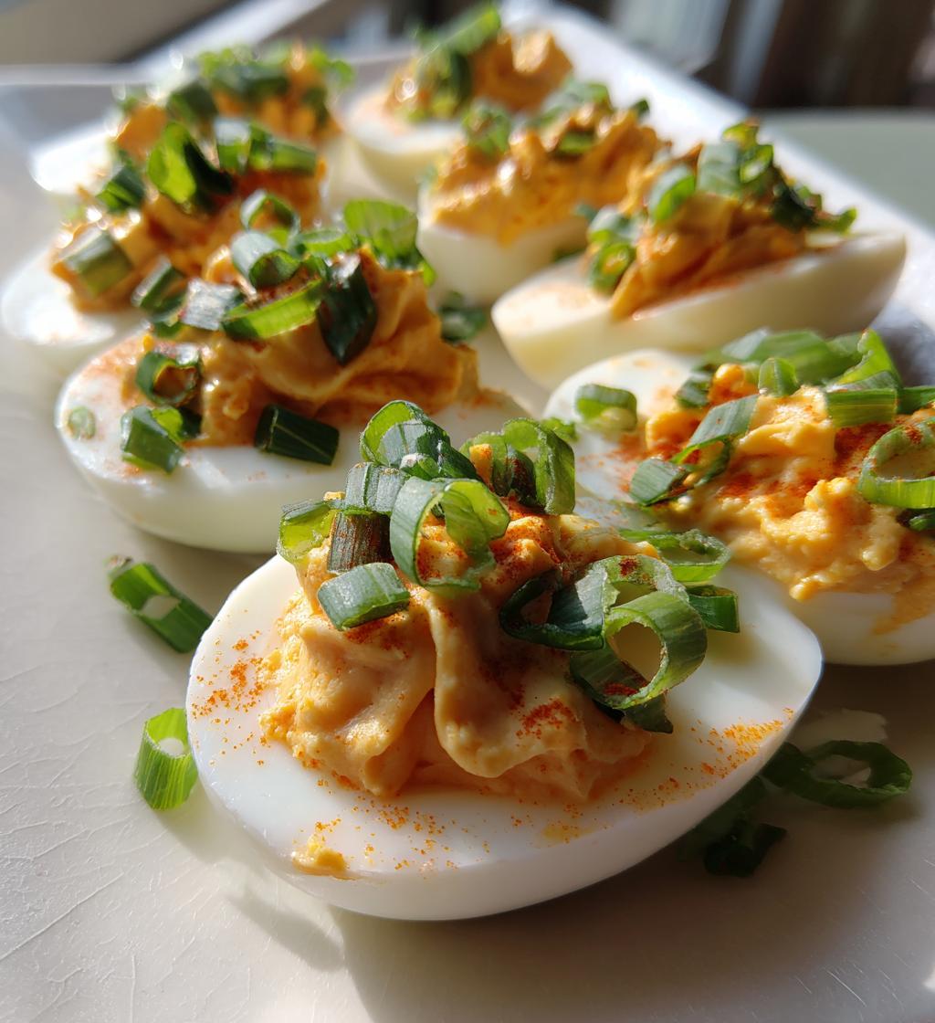 Buffalo Deviled Eggs - detail 1