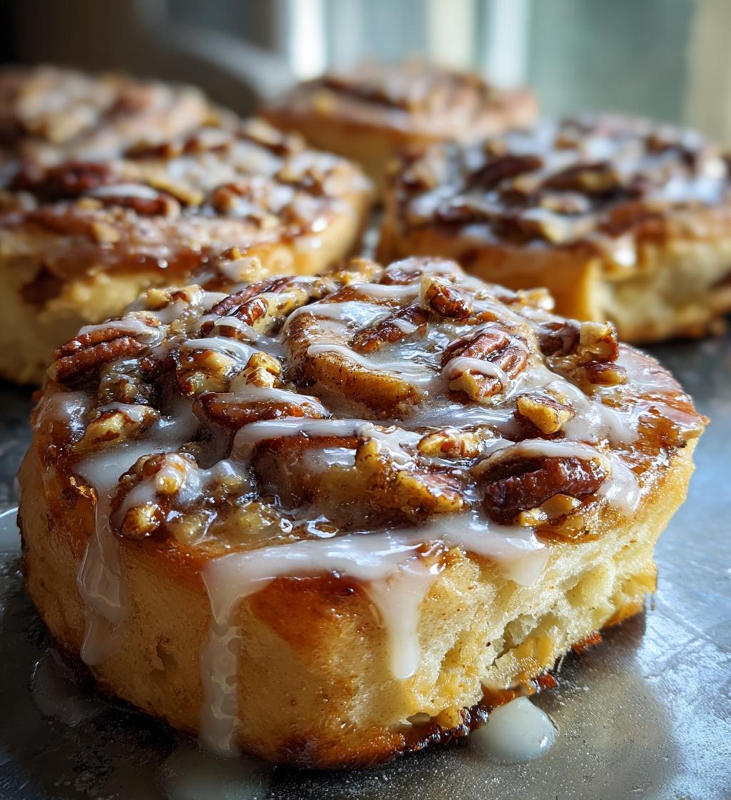 Butter Pecan Cinnamon Buns - detail 1