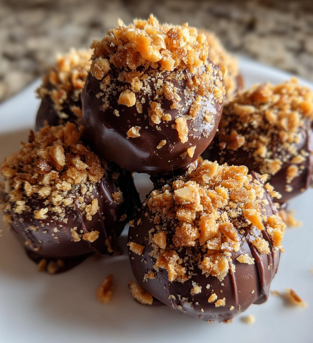Butterfinger Peanut Butter Balls - detail 1