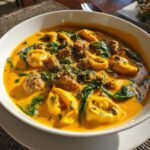 Butternut Squash Sausage Tortellini Soup