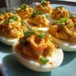 Cajun Firecrackers Shrimp Deviled Eggs