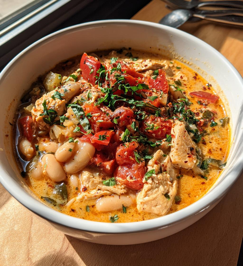 Cajun White Chicken Chili