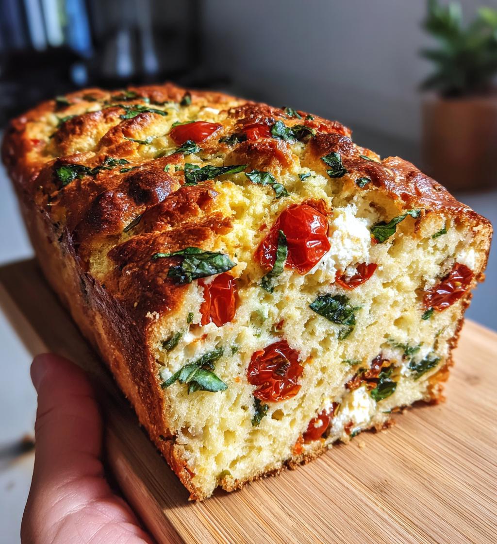 Caprese Quick Bread