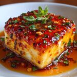 Caramelized Feta With Chili Honey