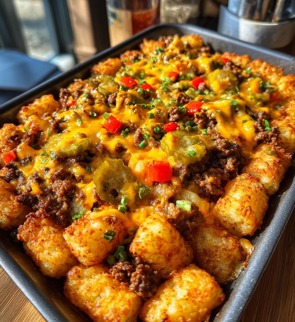 Cheeseburger Tots Bake - detail 1
