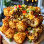 Cheeseburger Tots Bake
