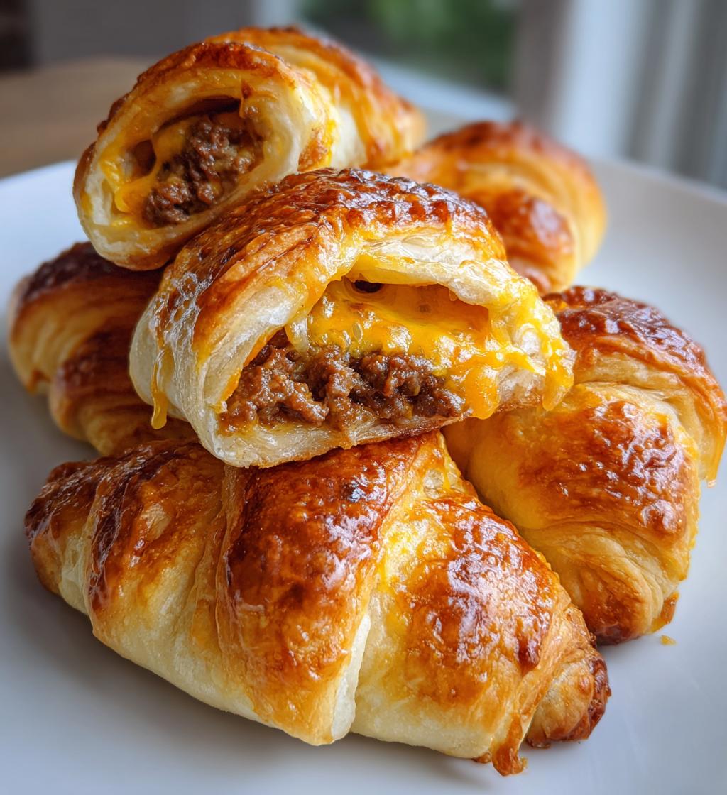 Cheesy Beefy Rolls - detail 1