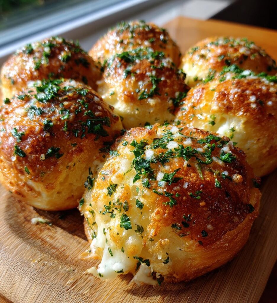 Cheesy Garlic Butter Bombs
