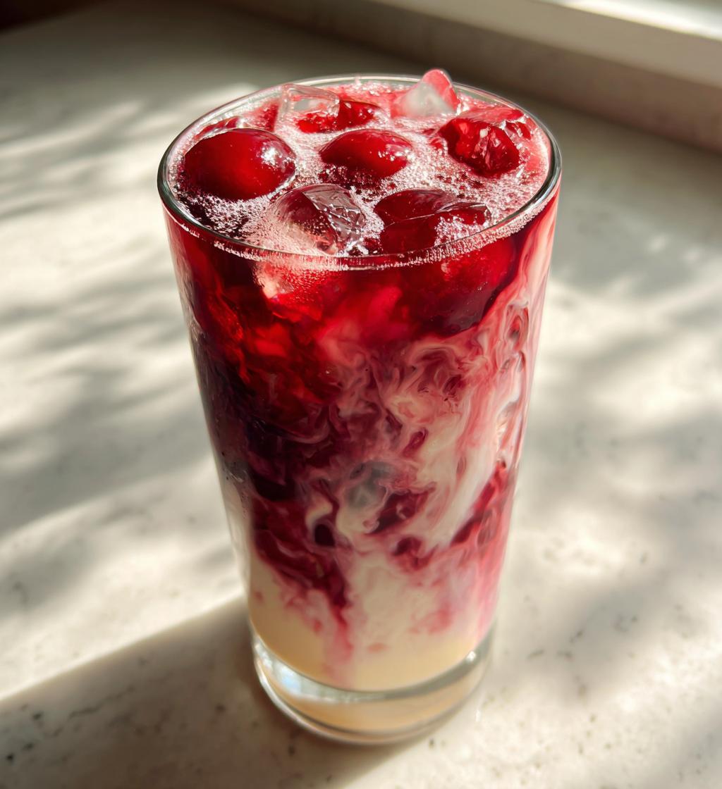 Cherry Vanilla Iced Latte - detail 1