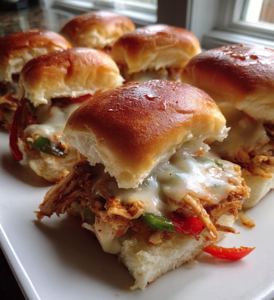 Chicken Philly Sliders