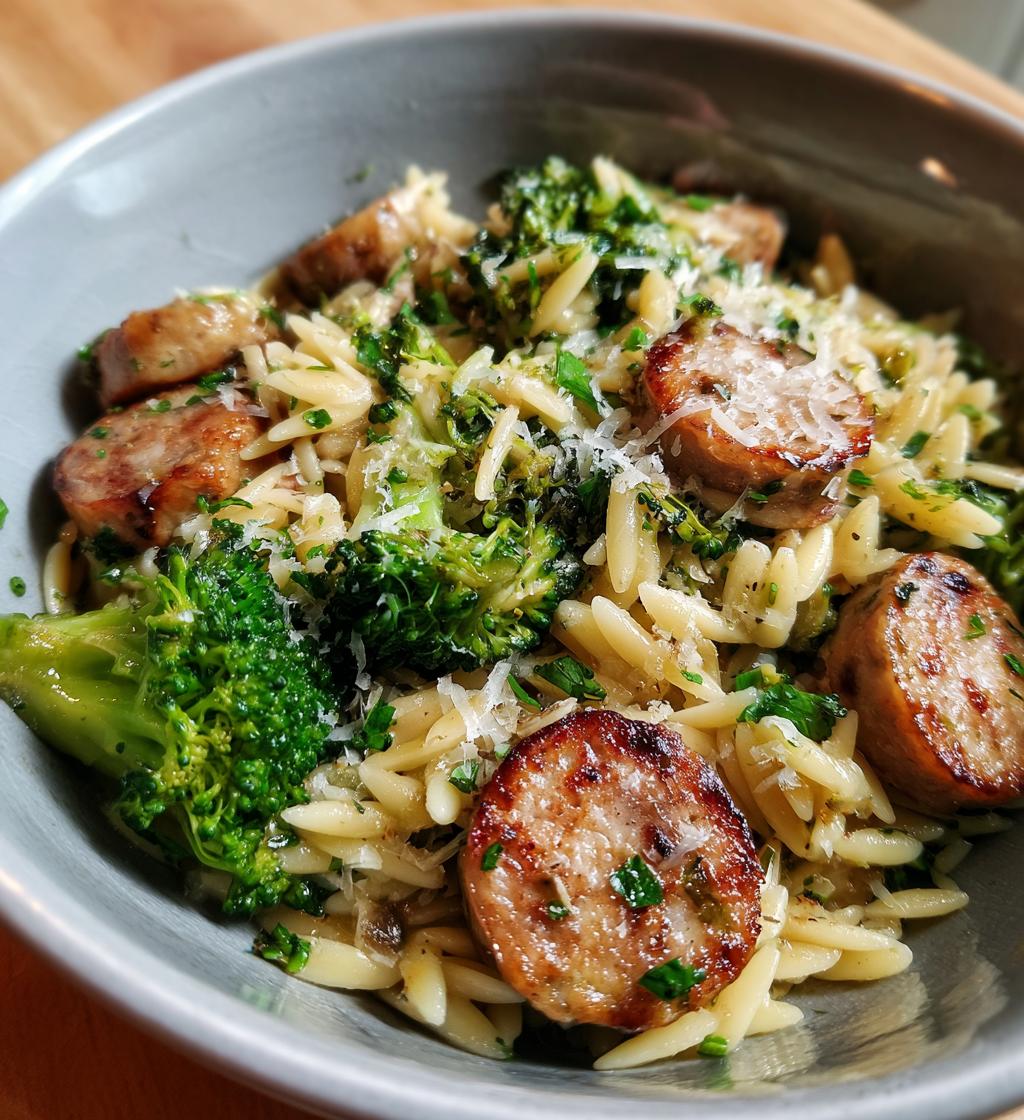 Chicken Sausage Broccoli Orzo - detail 1