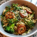 Chicken Sausage Broccoli Orzo