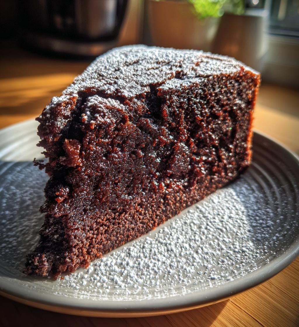 Chocolate Depression Cake - detail 1