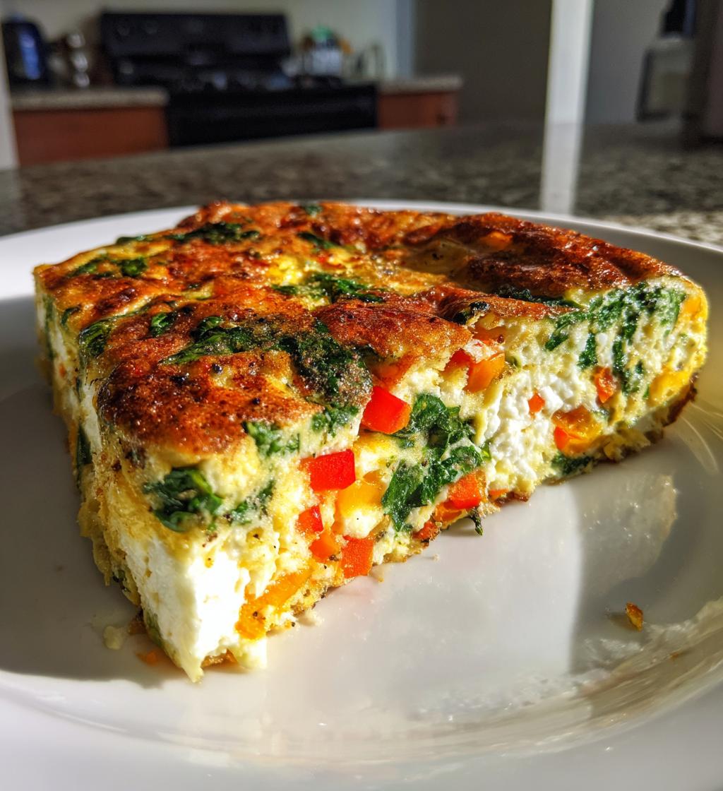Cottage Cheese Frittata Breakfast - detail 1