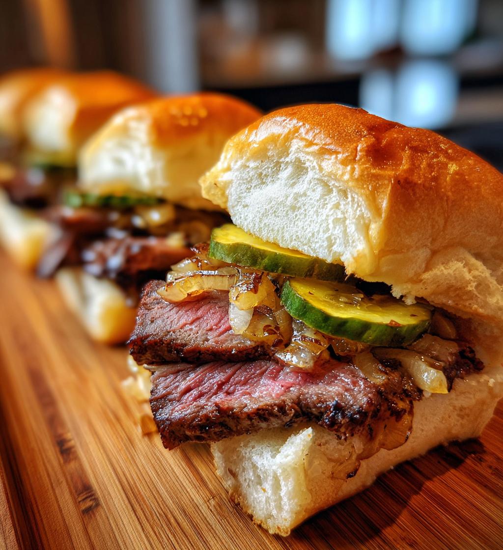 Cowboy Butter Steak Sliders