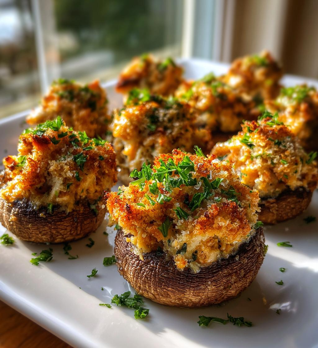 Crab Stuffed Mushrooms - detail 1