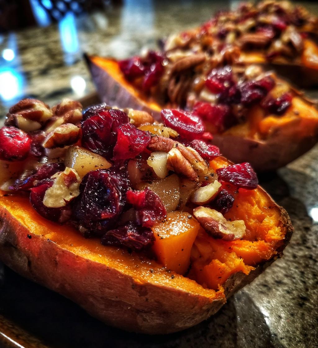 Cranberry Apple Twice-Baked Sweet Potatoes - detail 1