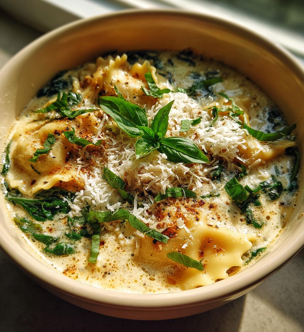 Creamy Alfredo Lasagna Soup - detail 1