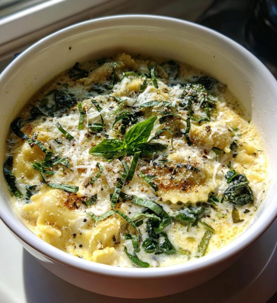 Creamy Alfredo Lasagna Soup