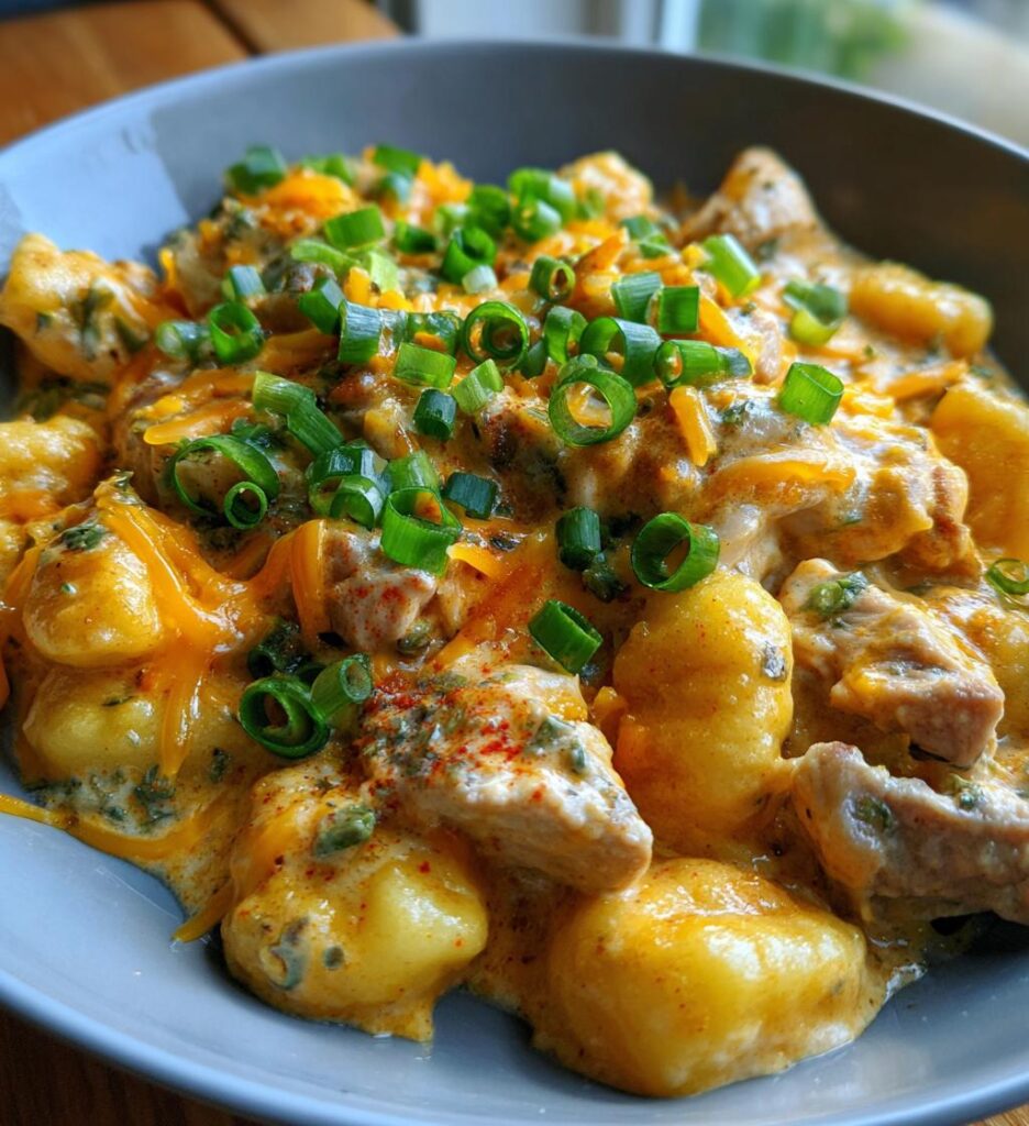 Creamy Crack Chicken Gnocchi