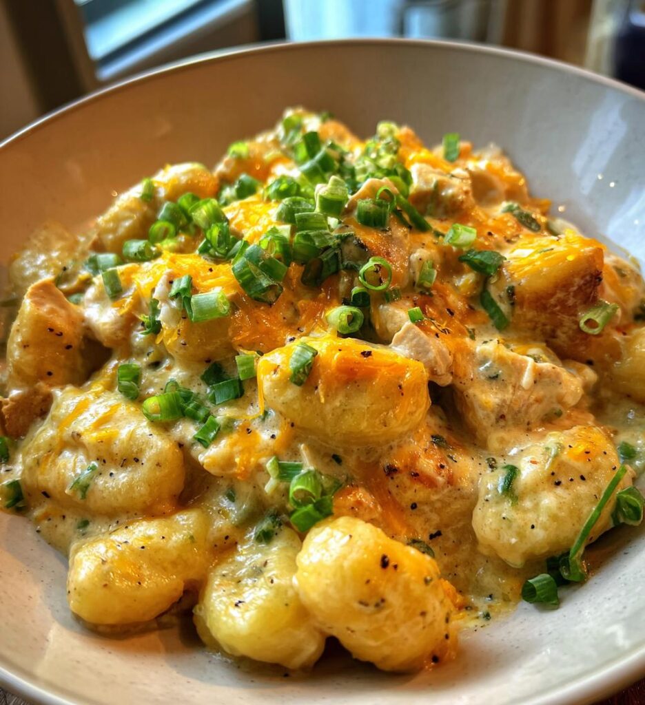 Creamy Crack Chicken Gnocchi