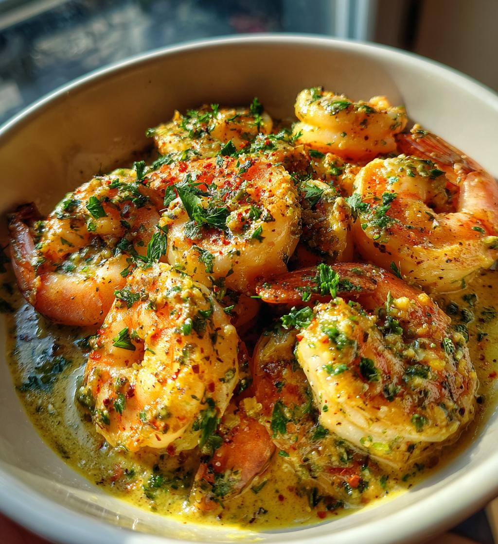 Creamy Garlic Butter Shrimp Bowl - detail 1