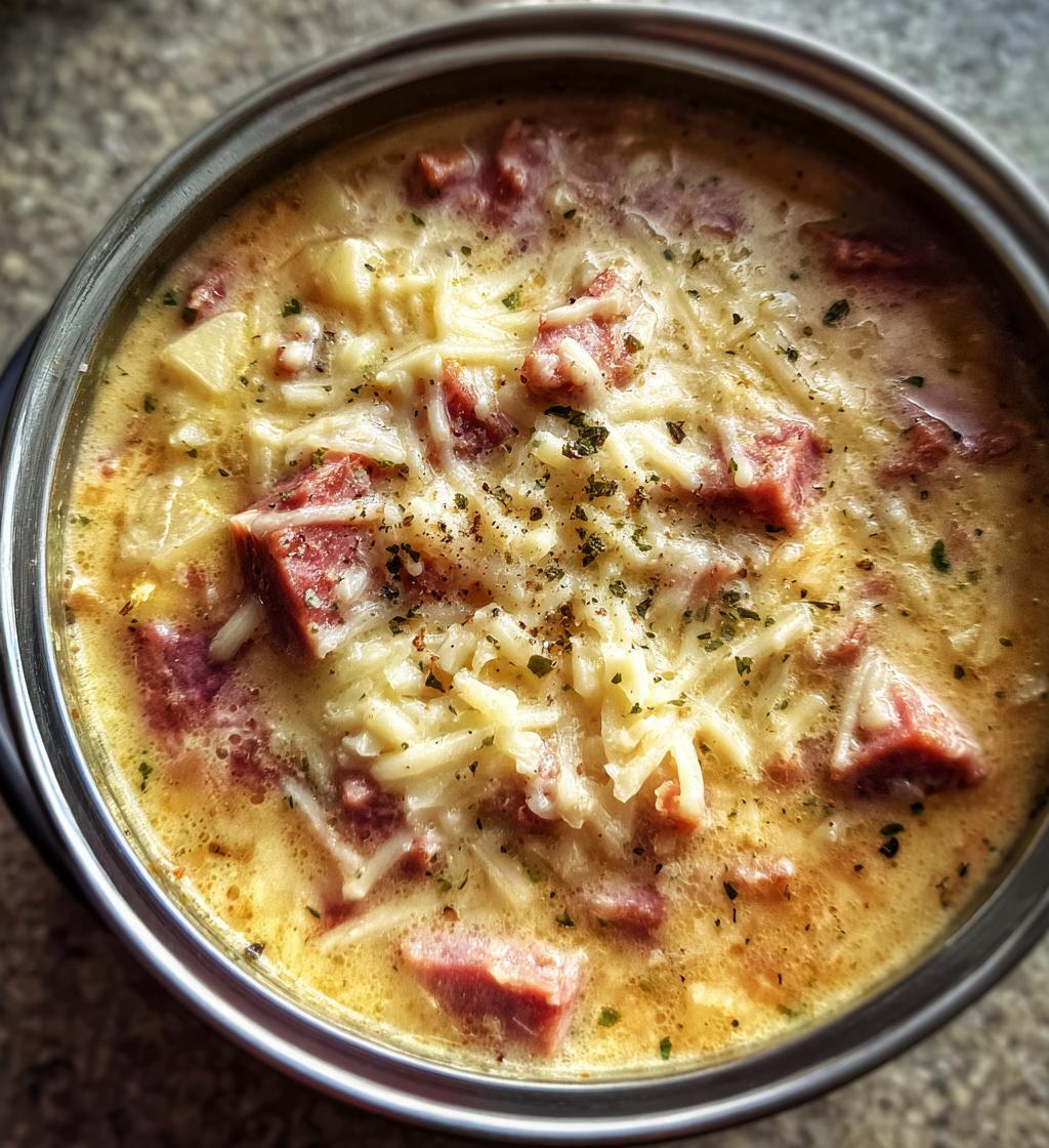 Creamy Reuben Soup - detail 1