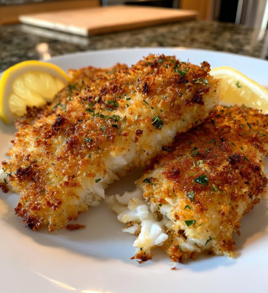 Crispy Air Fryer Parmesan Cod