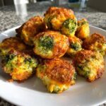 Crispy Broccoli Cheddar Poppers
