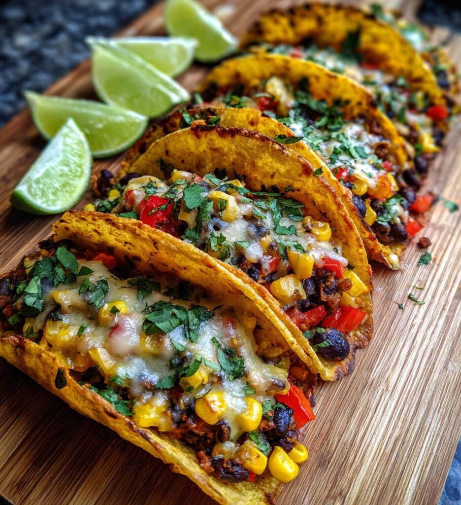 Crispy Sheet Pan Black Bean Tacos