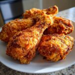 Crispy Spicy Buttermilk Fried Chicken