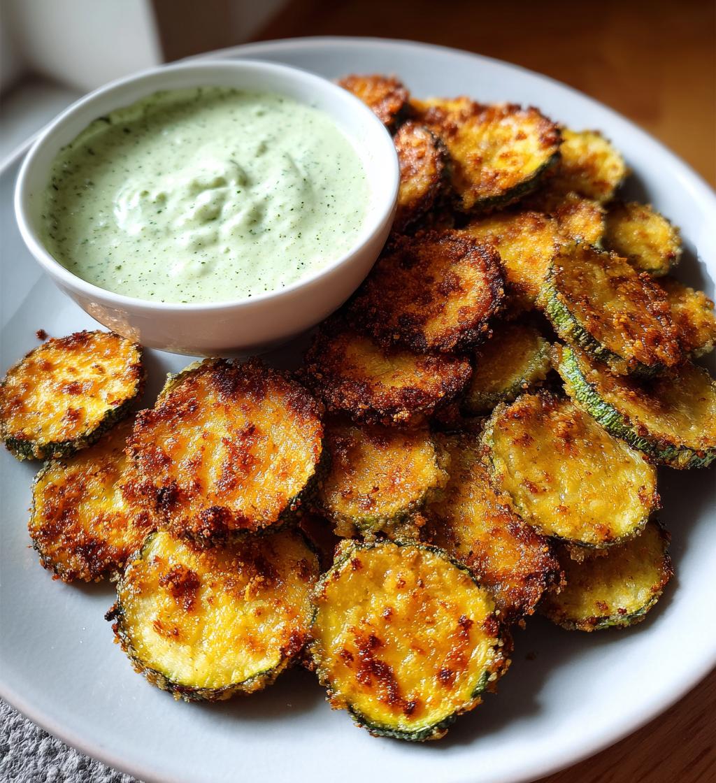 Crispy Zucchini Chips With Basil Mayo - detail 1